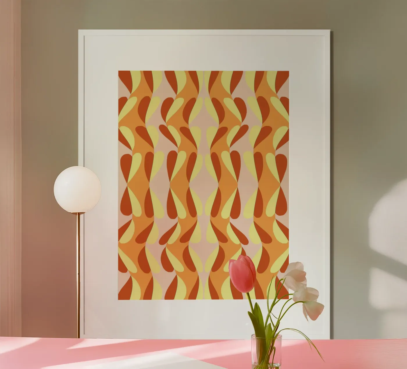 Heart Pattern Bizarre poster by Little Dean