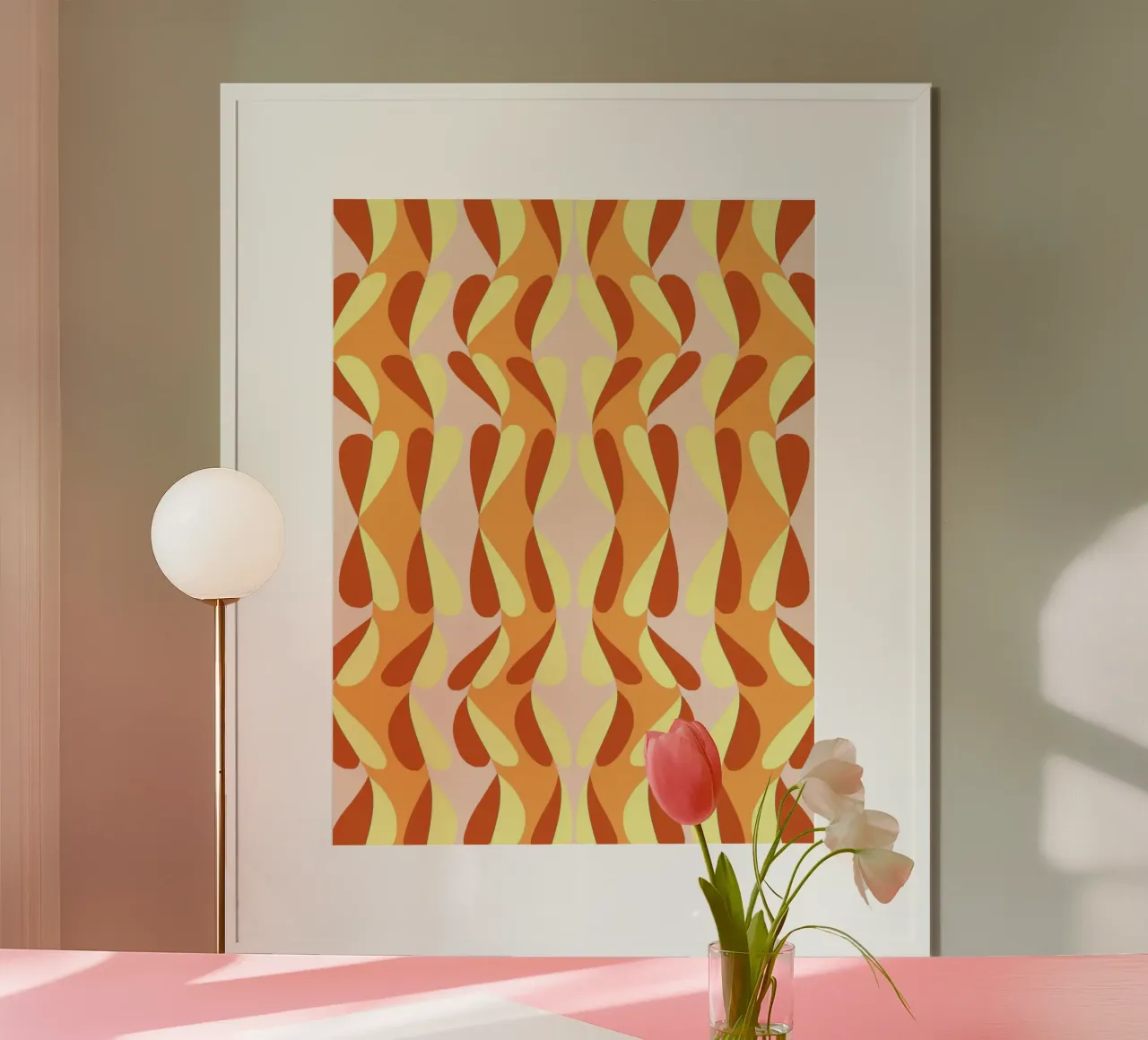 Heart Pattern Bizarre poster by Little Dean