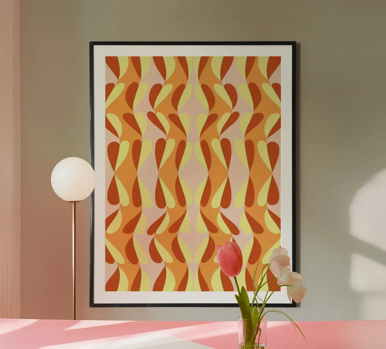 Heart Pattern Bizarre poster by Little Dean