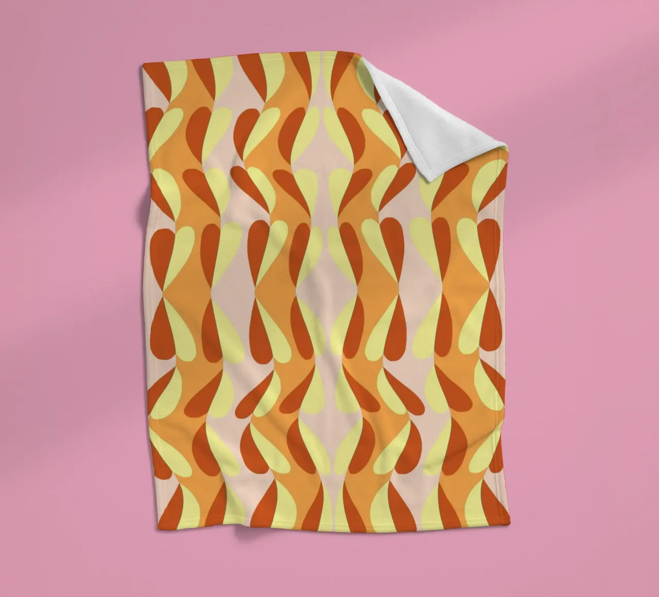 Heart Pattern Bizarre Fleecedecke von Little Dean