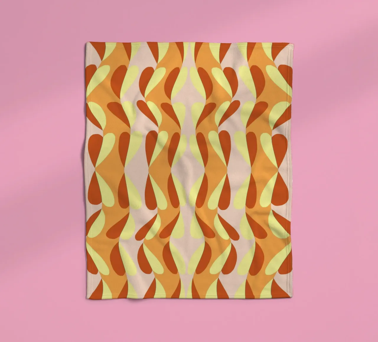 Heart Pattern Bizarre Fleecedecke von Little Dean