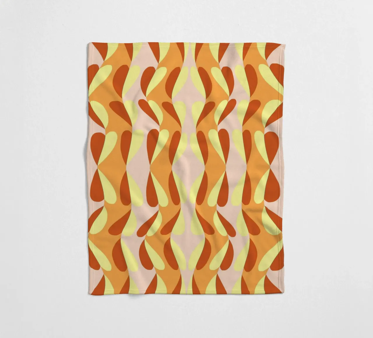 Heart Pattern Bizarre Fleecedecke von Little Dean