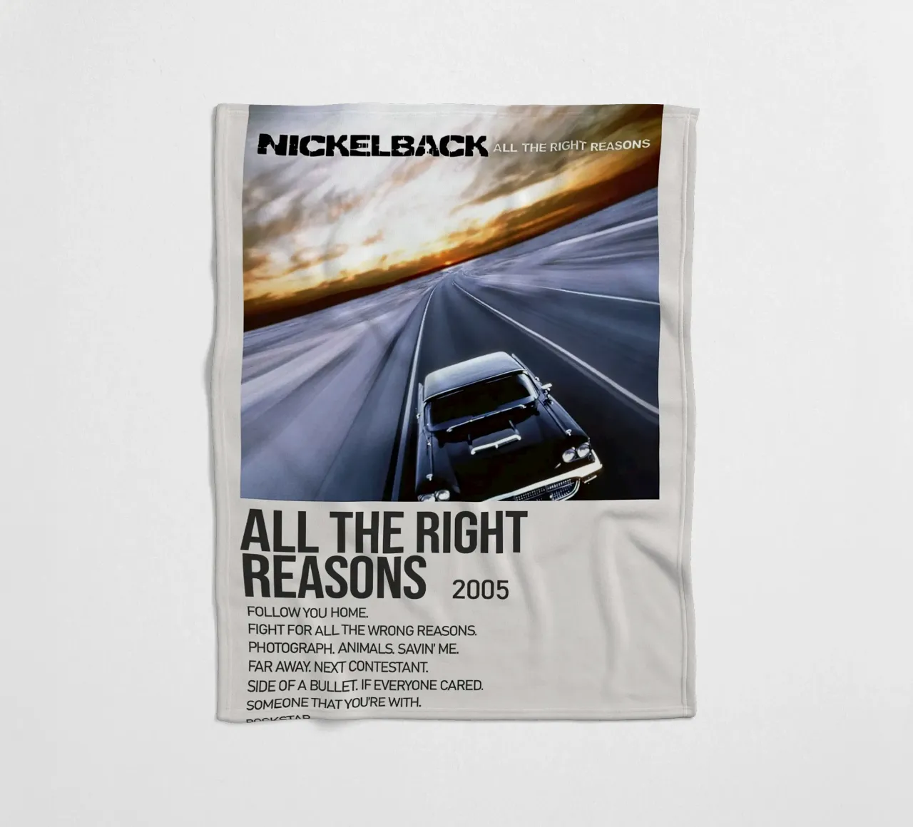 Nickelback All The Right Reasons coperta in pile da Roronoa7
