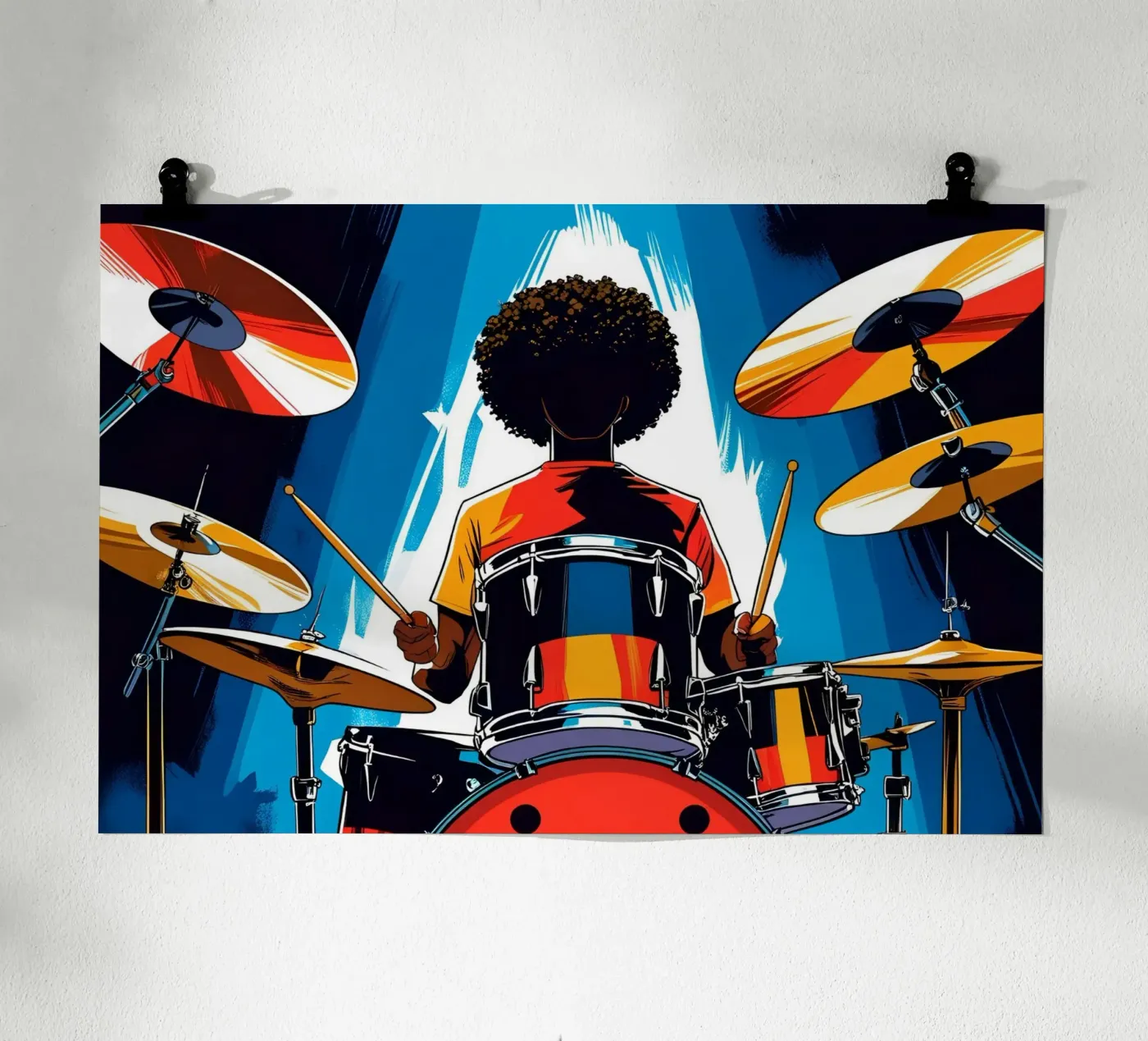 Drummer poster da Massimo Frascogna