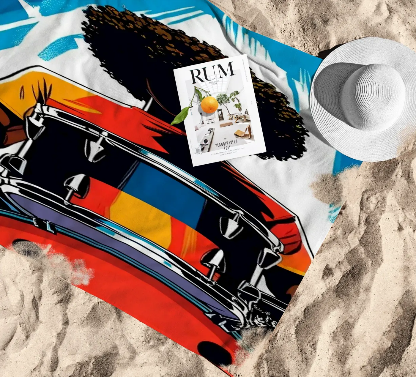 Batterista telo mare da Massimo Frascogna