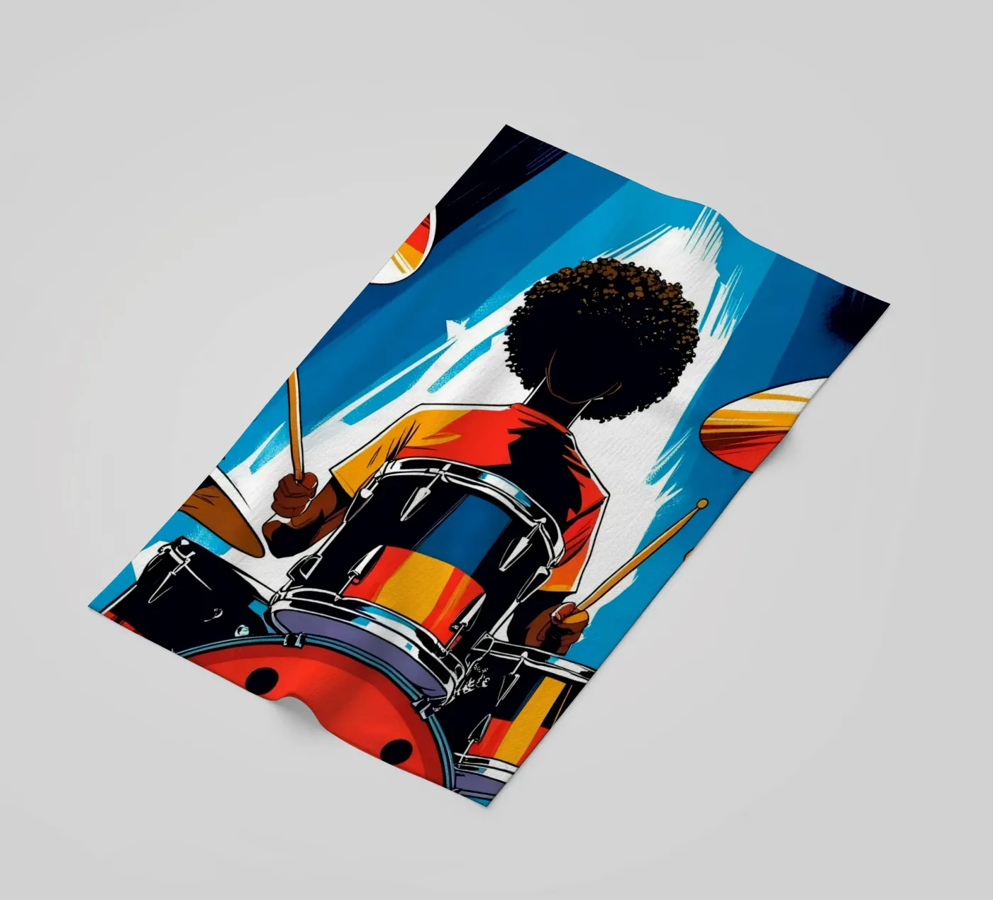 Batterista telo mare da Massimo Frascogna