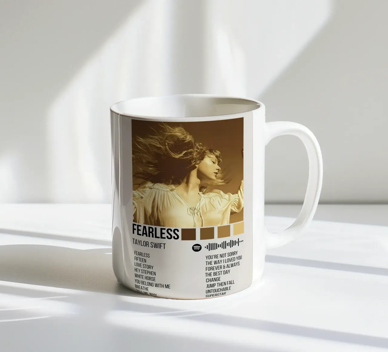 Taylor Swift Fearless tazza in ceramica da Roronoa7