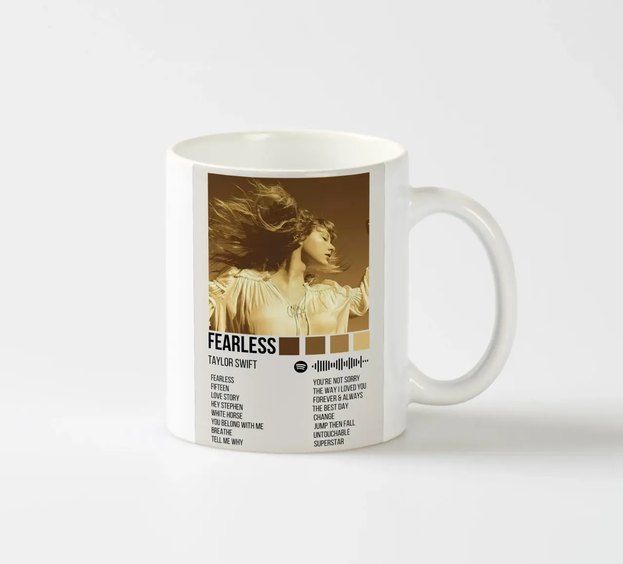 Taylor Swift Fearless tazza in ceramica da Roronoa7