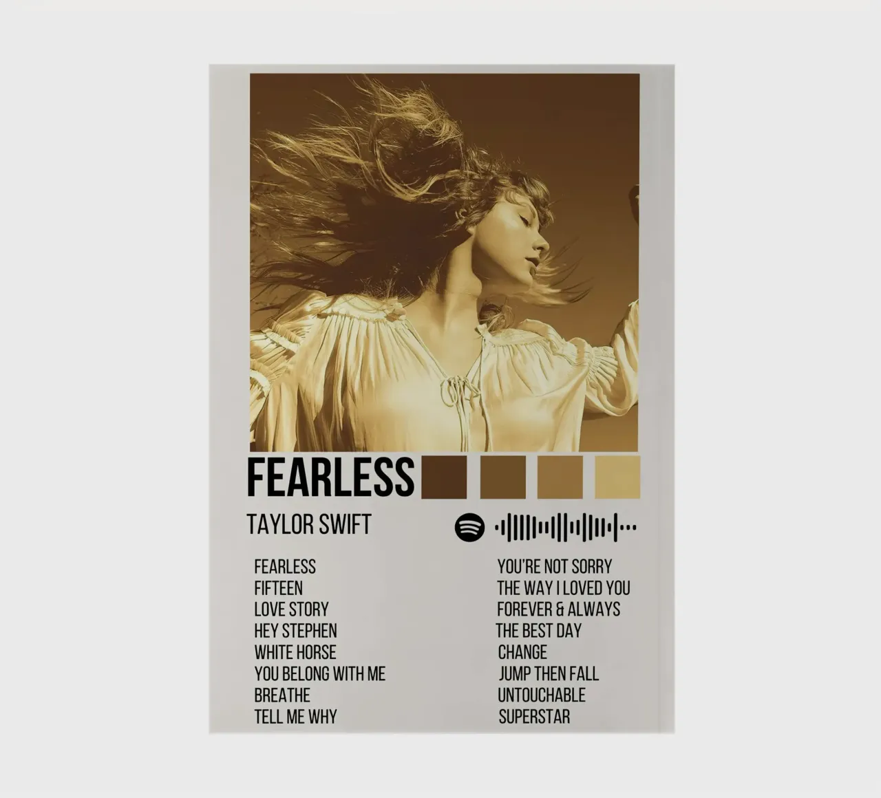 Taylor Swift Fearless notebook by Roronoa7