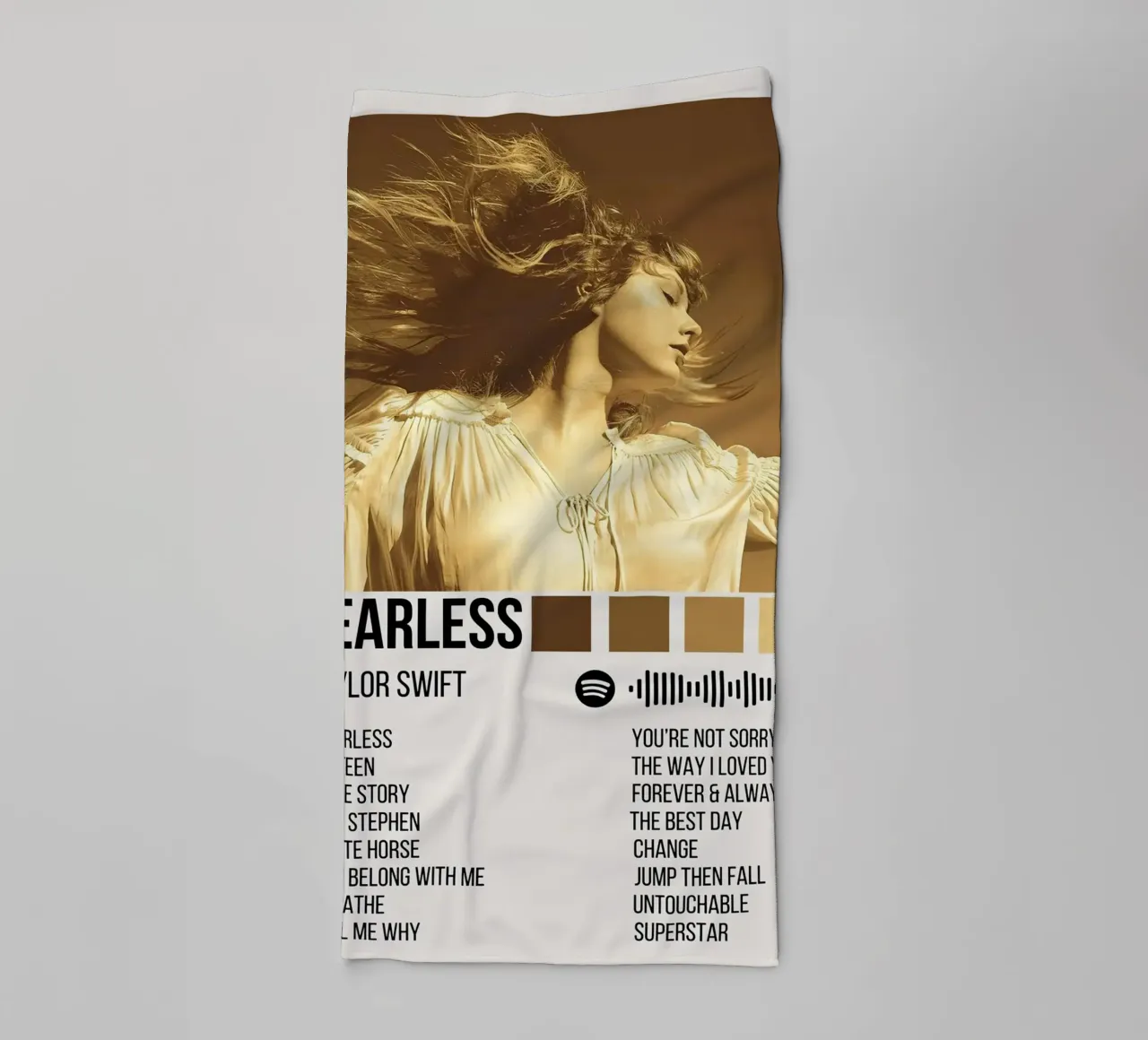 Taylor Swift Fearless asciugamano da bagno da Roronoa7