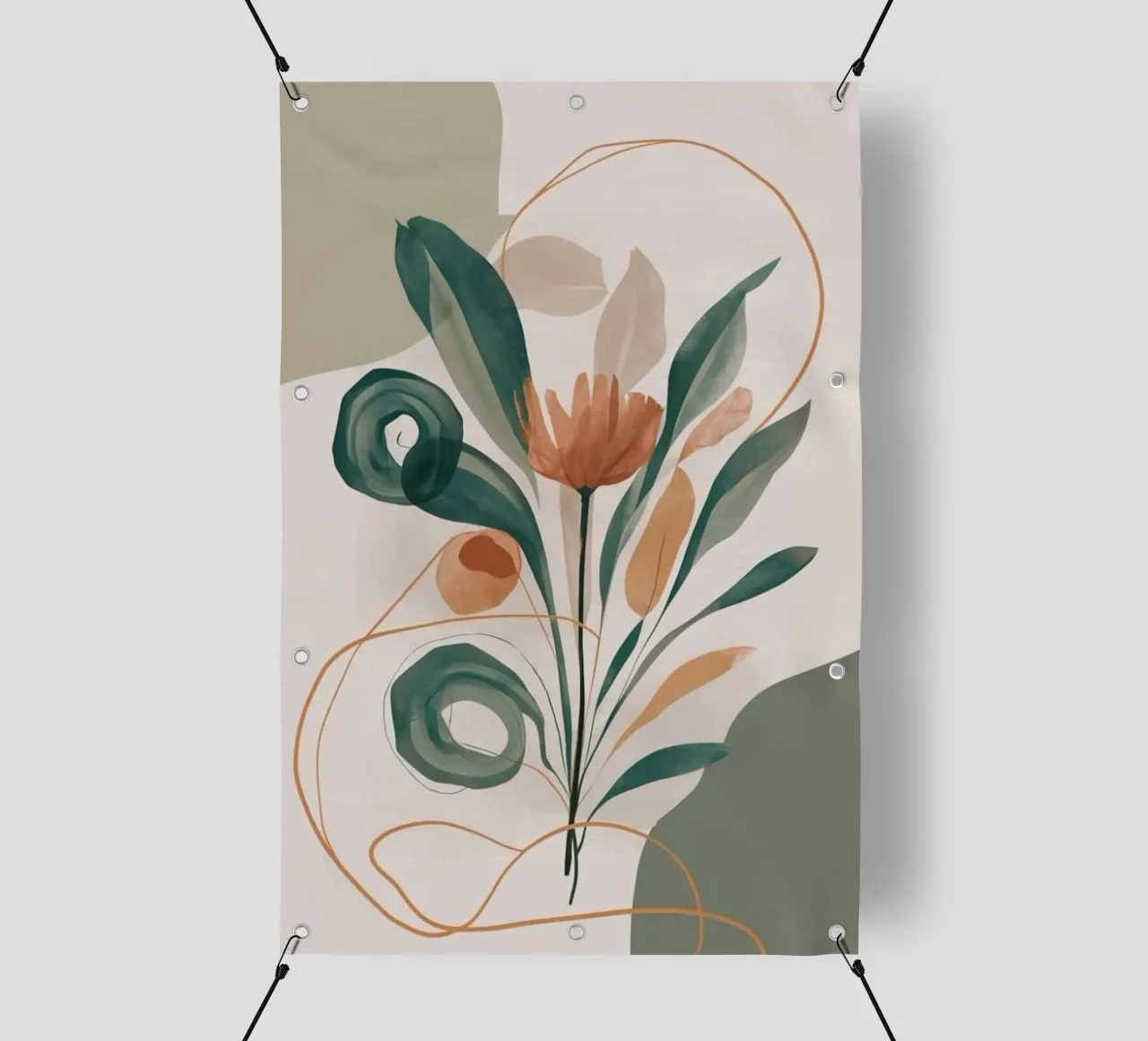 art line branch flower telo in pvc da miracle