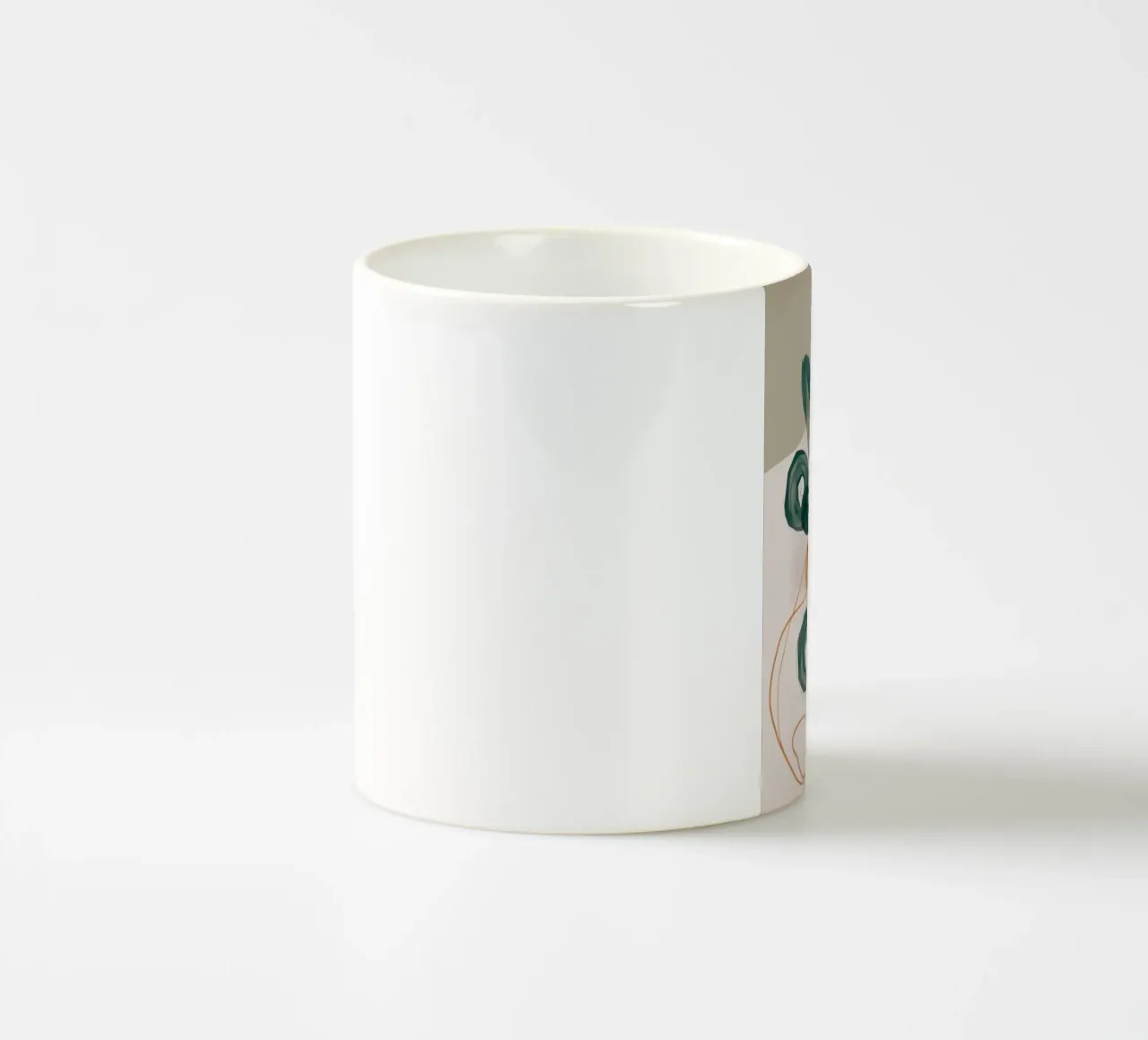 art line branch flower tazza in ceramica da miracle