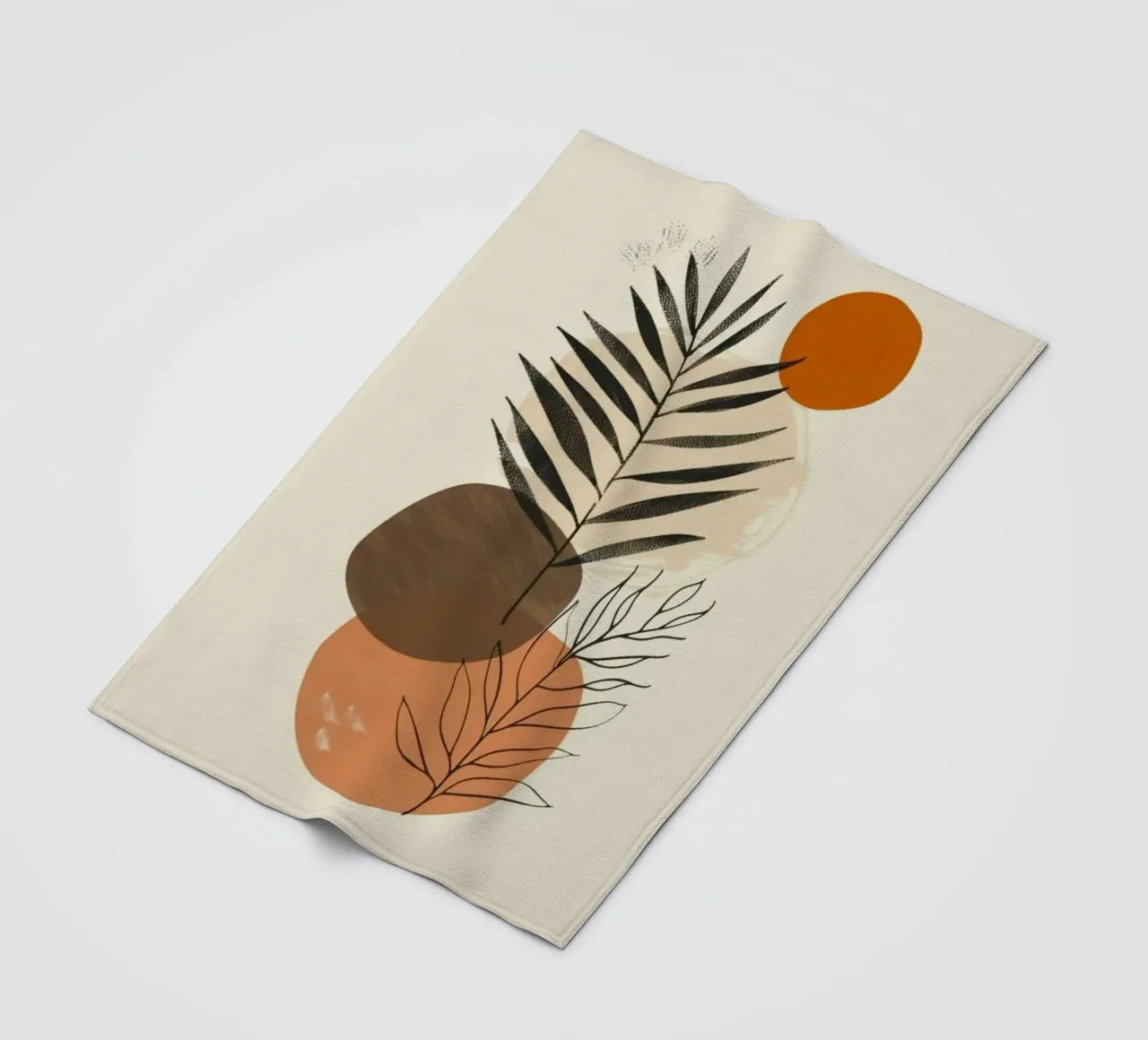 shape minimal branch leaf coperta in pile da miracle