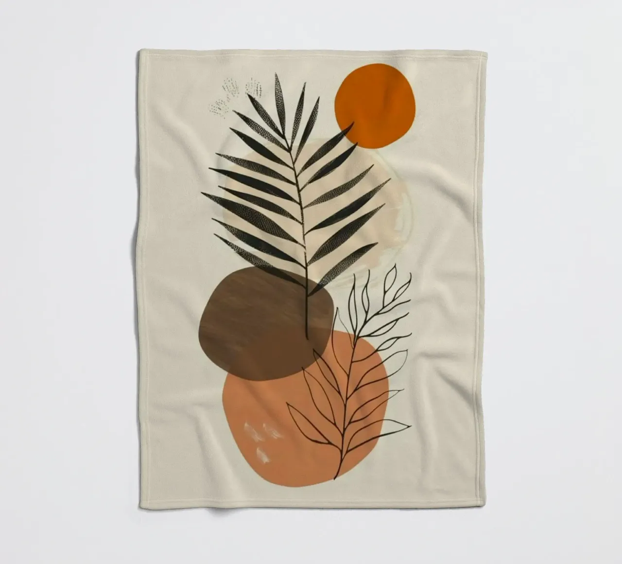 shape minimal branch leaf coperta in pile da miracle