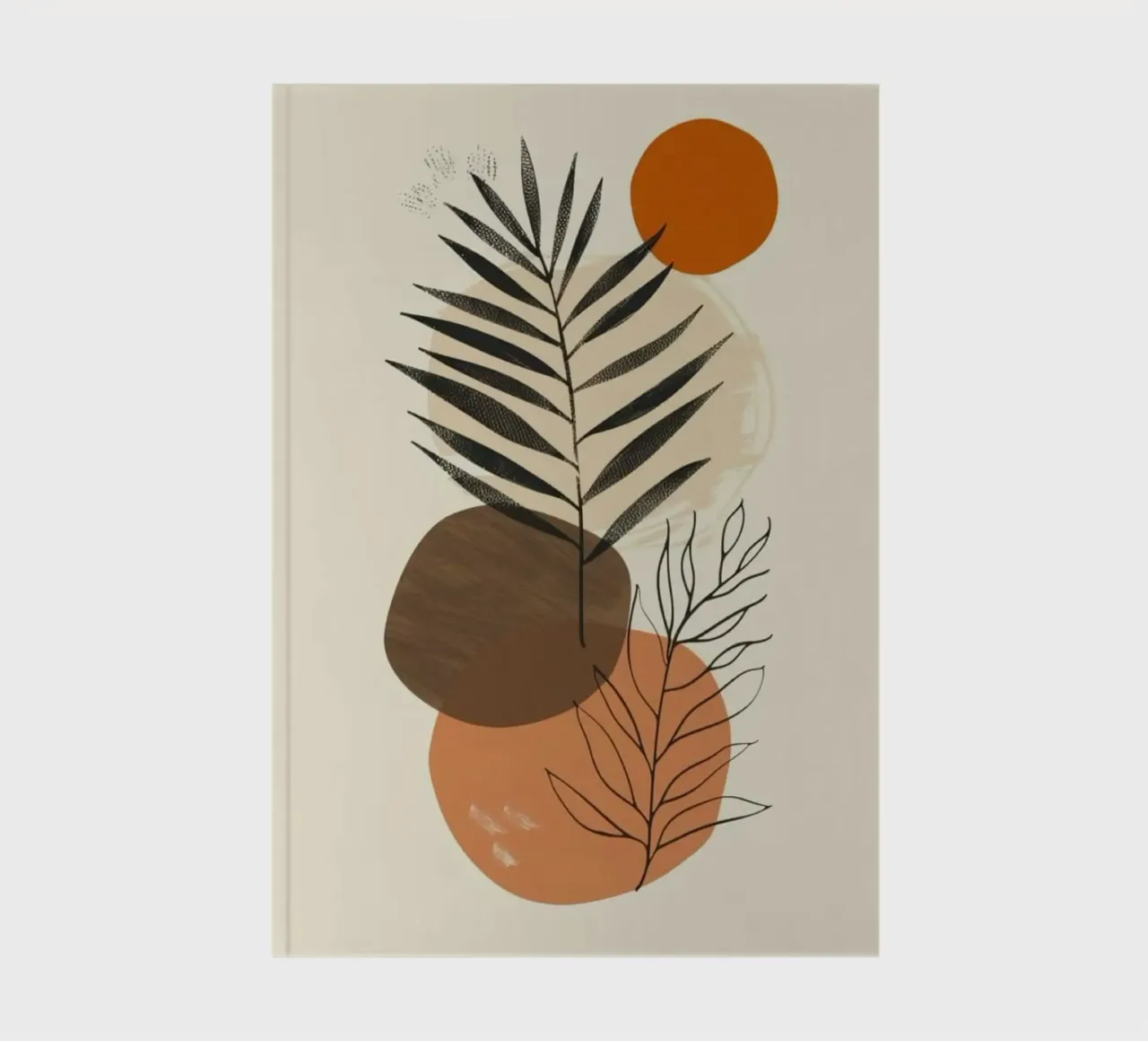 shape minimal branch leaf notebook by miracle
