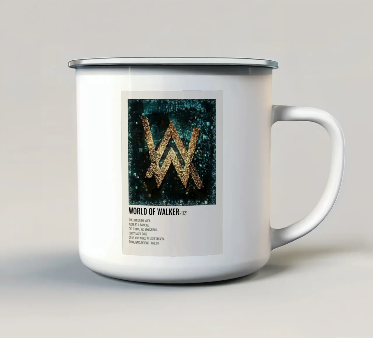 Alan Walker World of Walker tazza in smalto da Roronoa7