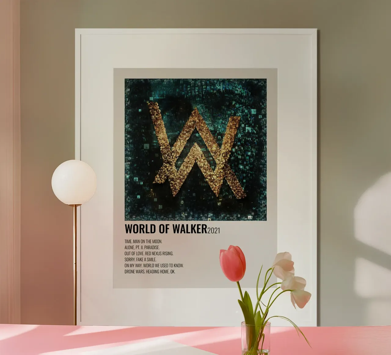 Alan Walker World of Walker poster con telaio in plastica da Roronoa7