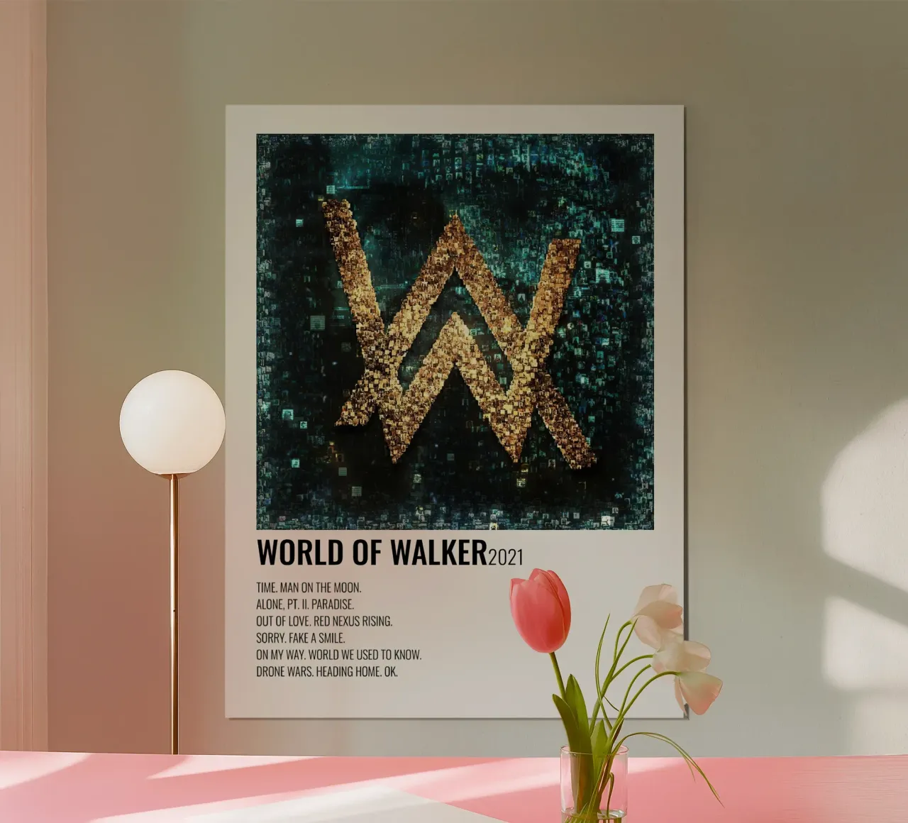 Alan Walker World of Walker poster con telaio in plastica da Roronoa7