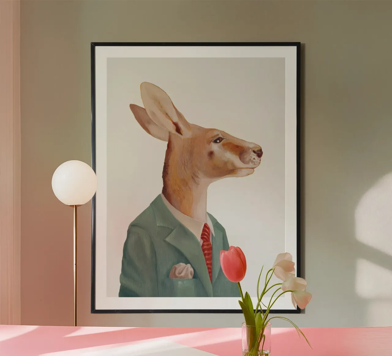 Mr. Kangaroo Man carta hahnemühle da Animal Crew