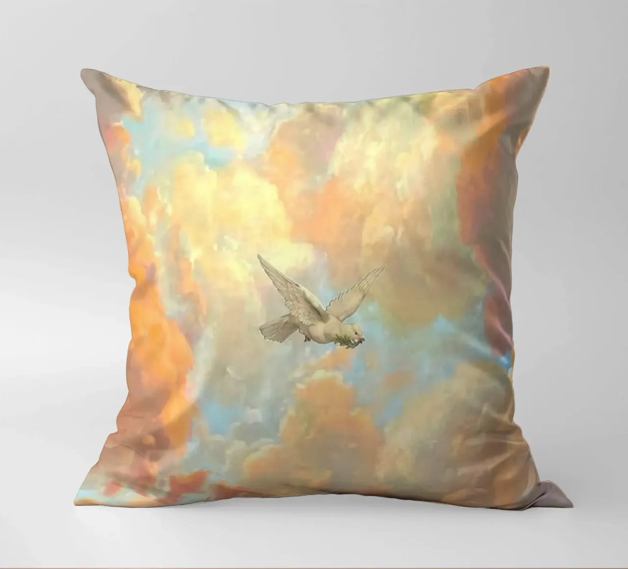 posture bird in cloud cuscino da lifeline