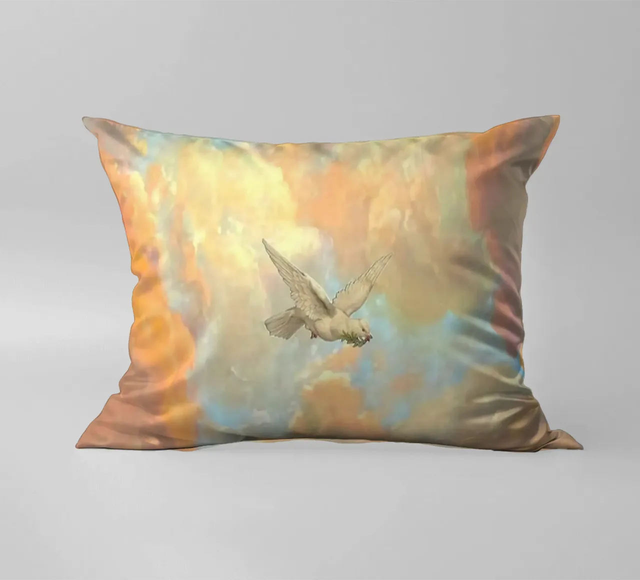 posture bird in cloud cuscino da lifeline