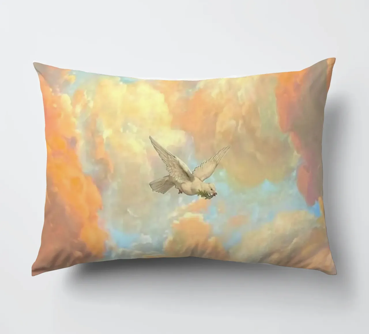 posture bird in cloud cuscino da lifeline