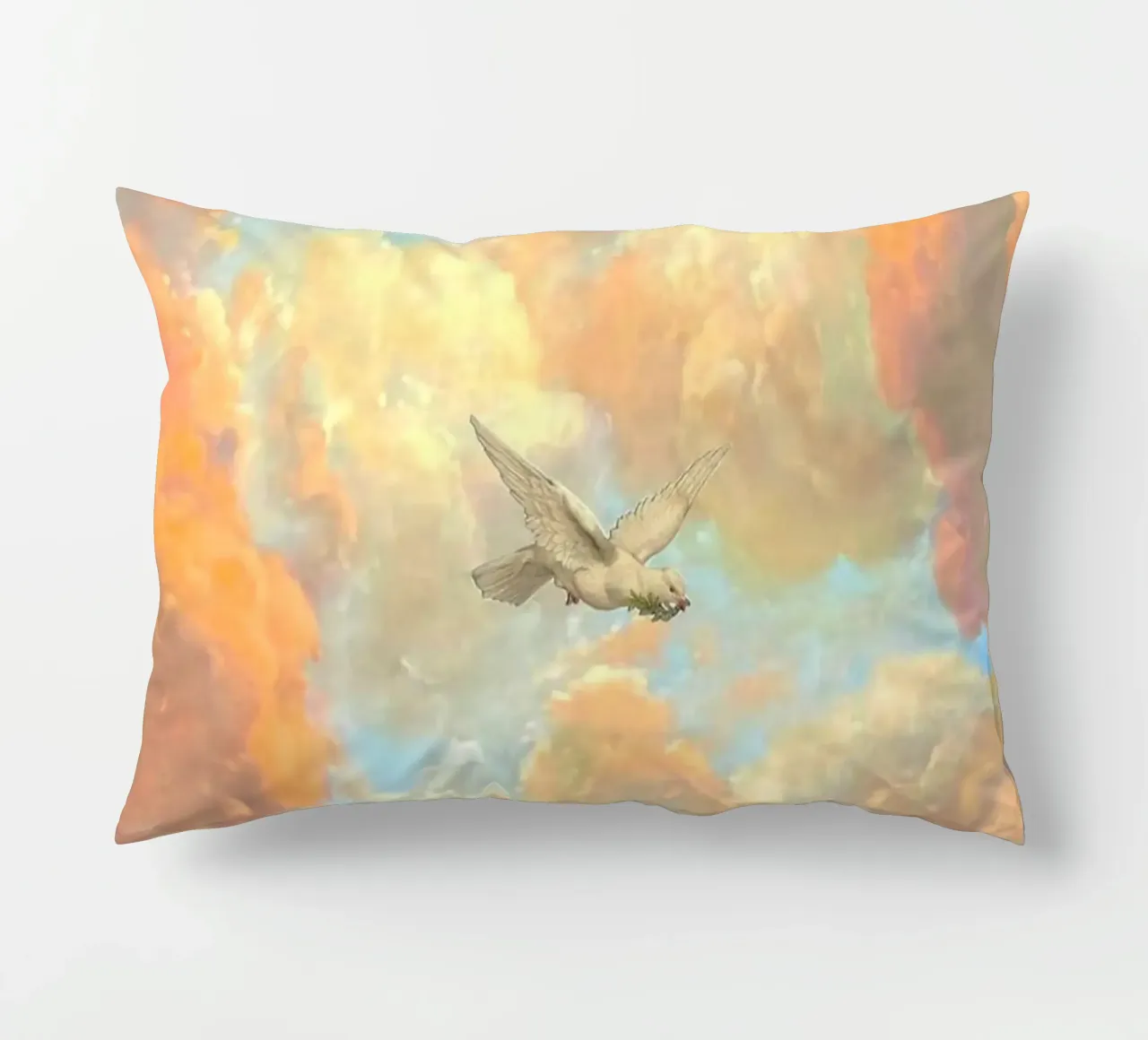 posture bird in cloud cuscino da lifeline