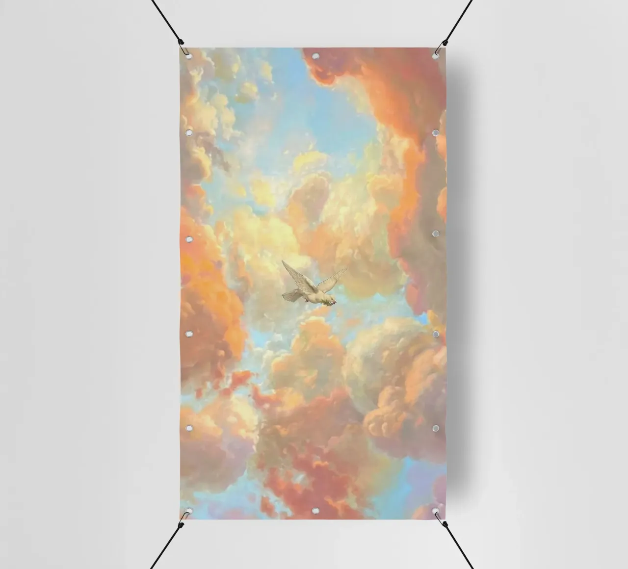 posture bird in cloud telo in pvc da lifeline