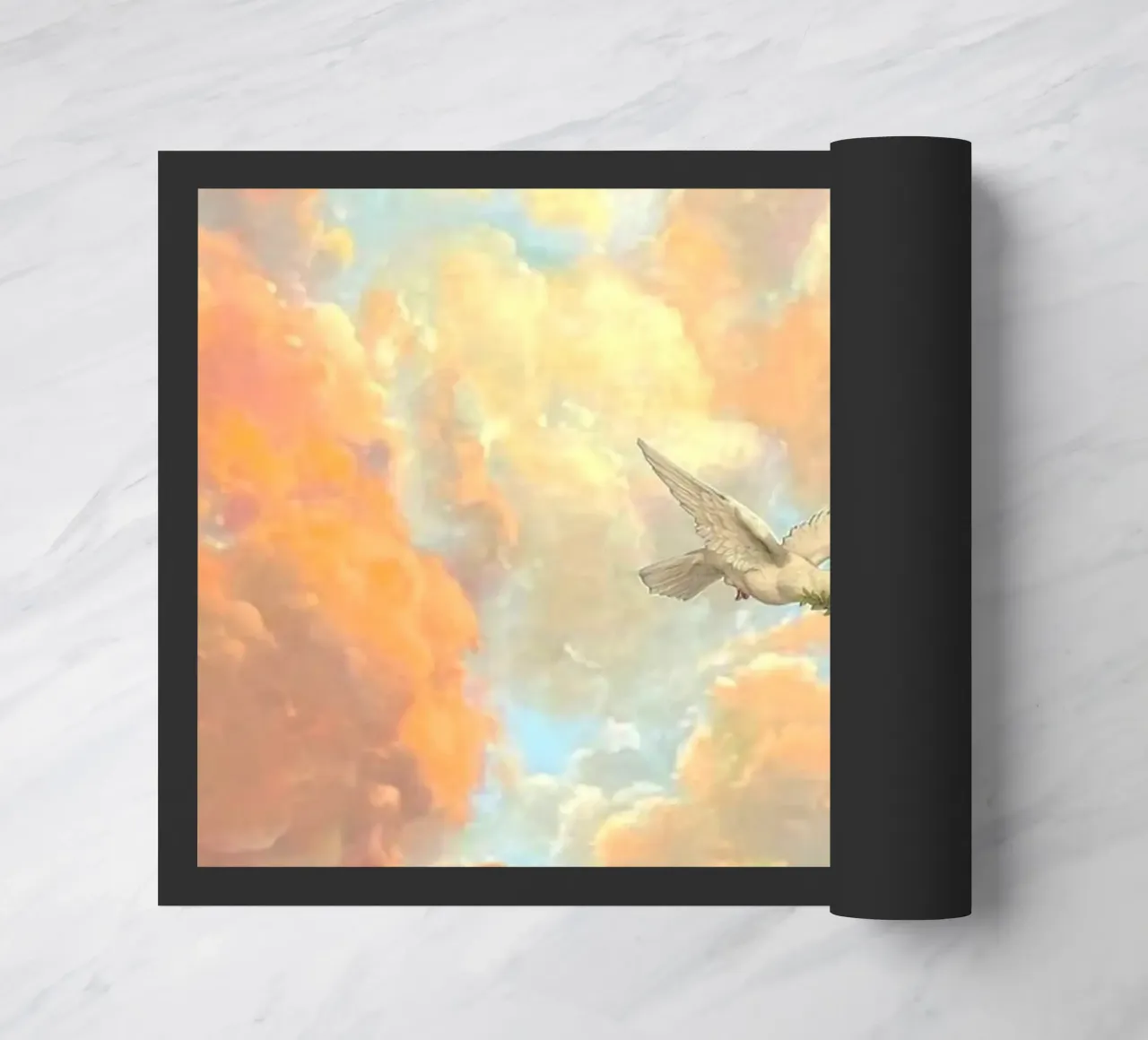 posture bird in cloud zerbino da lifeline