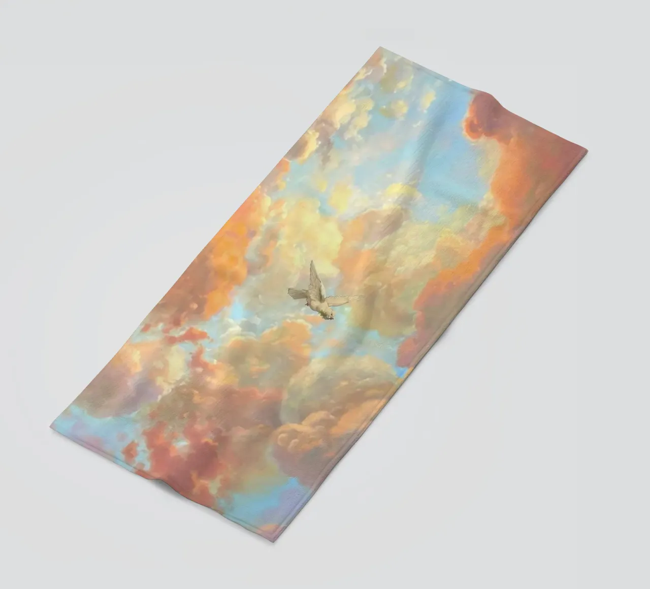posture bird in cloud telo mare da lifeline