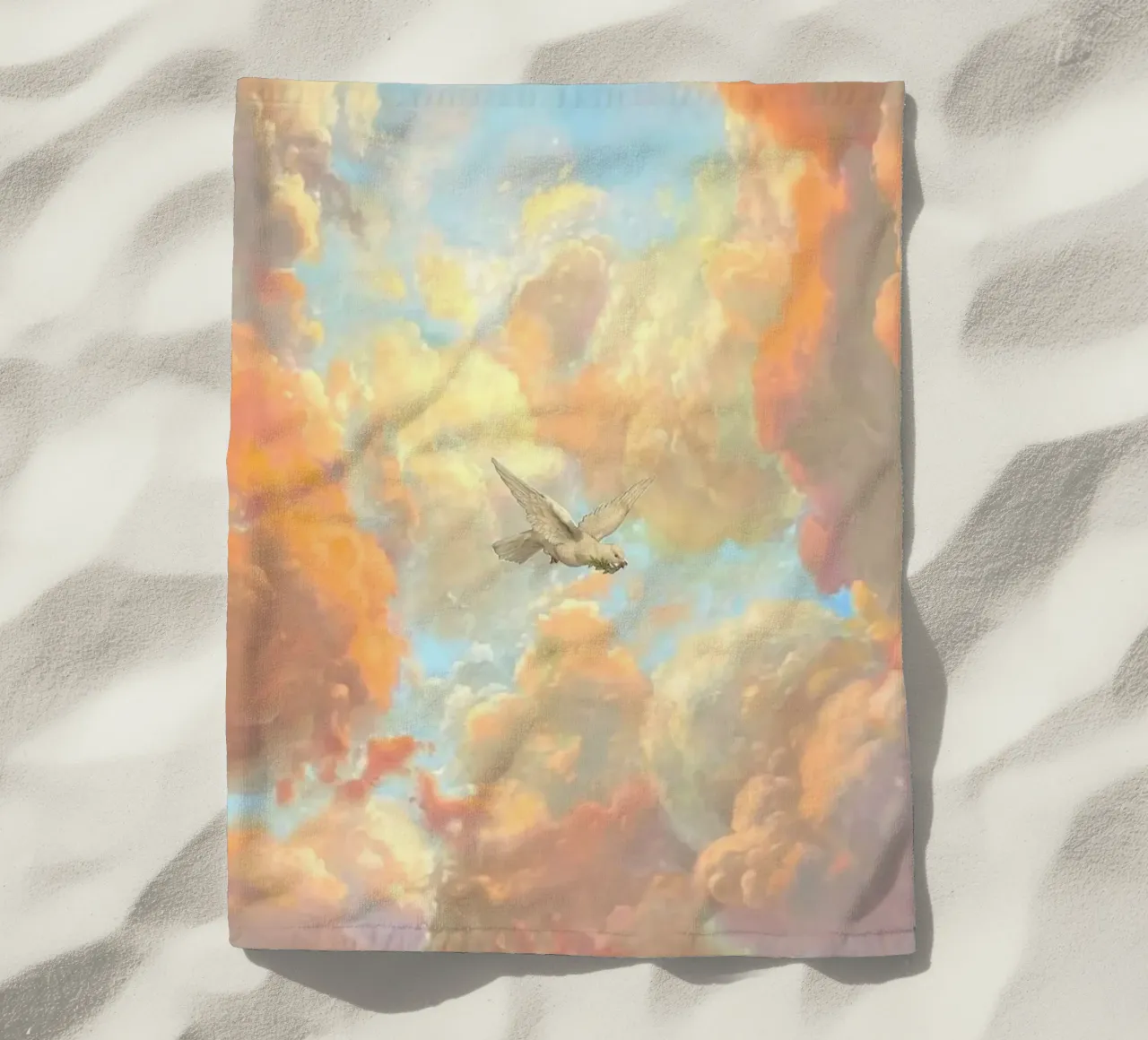 posture bird in cloud telo mare da lifeline