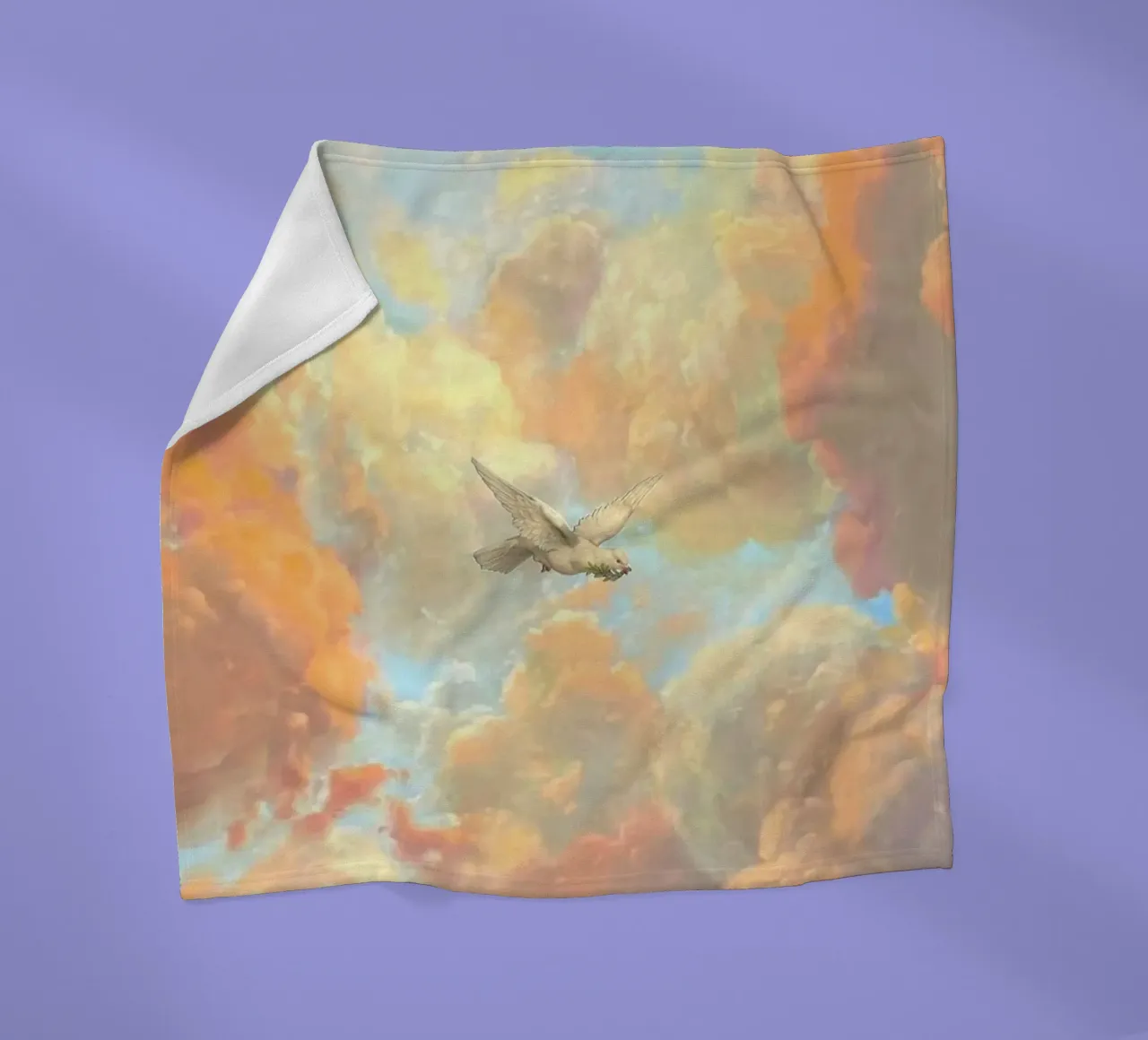 posture bird in cloud coperta in pile da lifeline