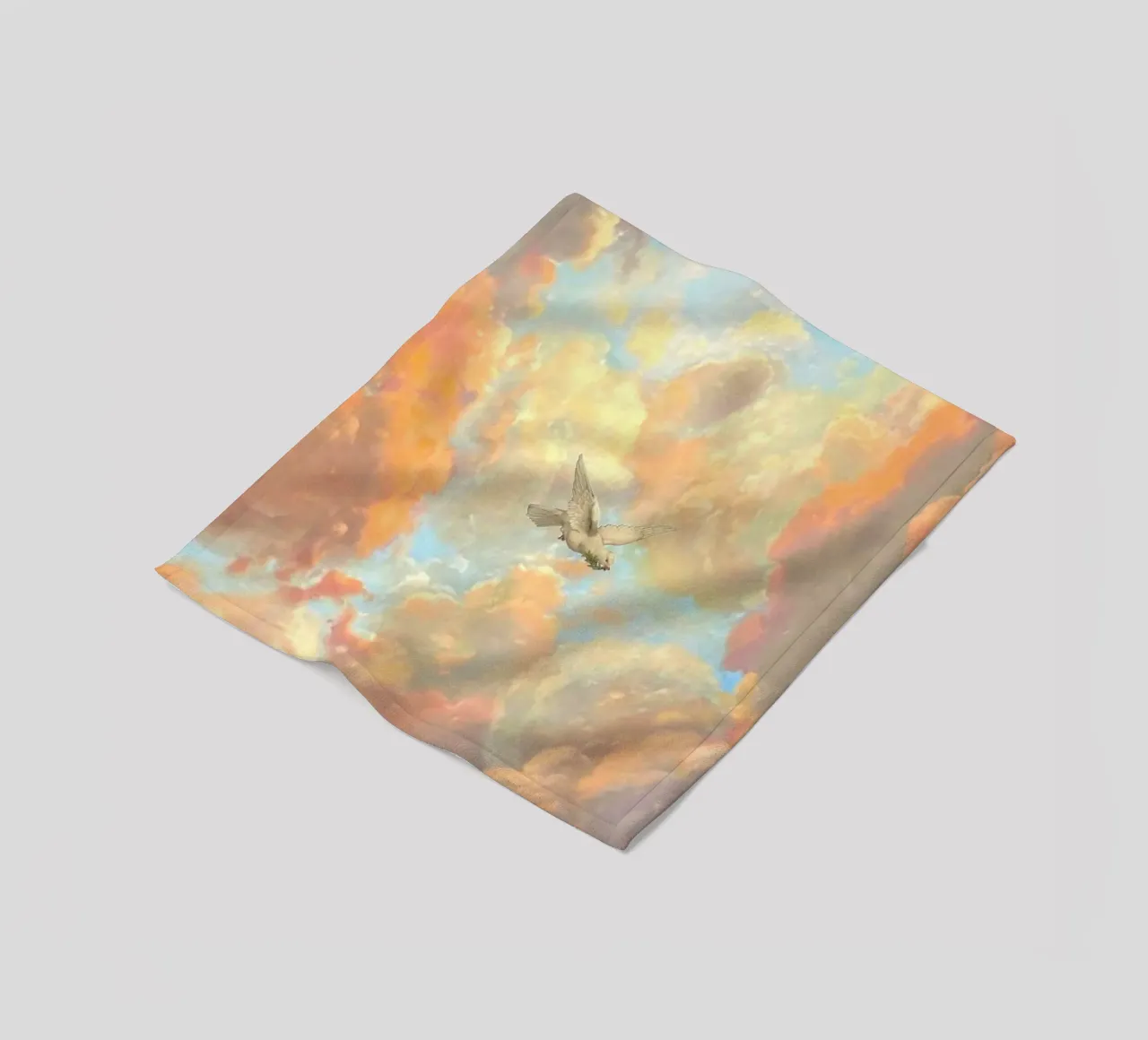 posture bird in cloud coperta in pile da lifeline