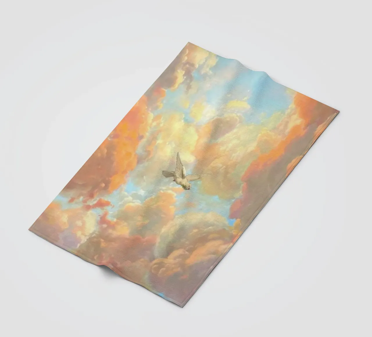 posture bird in cloud coperta in pile da lifeline