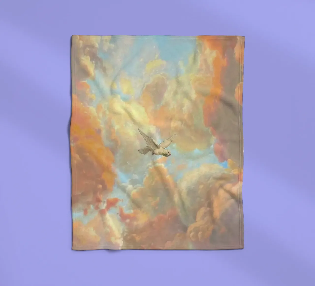 posture bird in cloud coperta in pile da lifeline