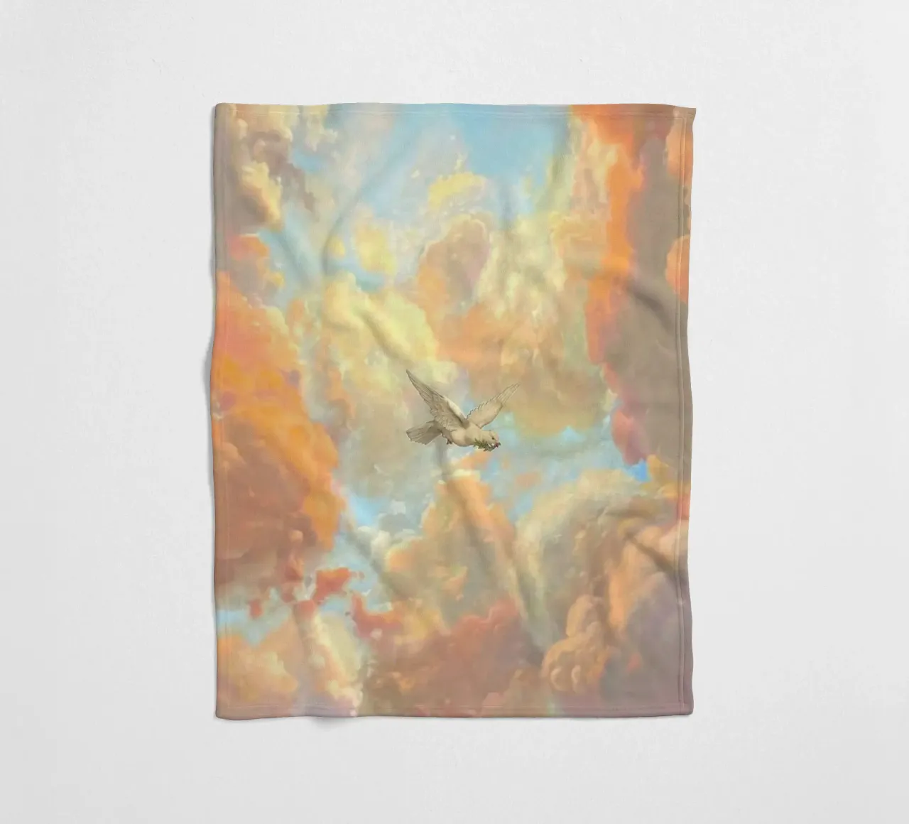posture bird in cloud coperta in pile da lifeline