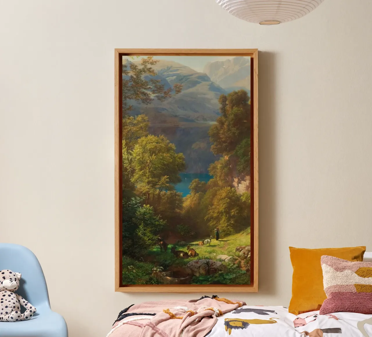 epic nature shadow canvas with Floater frame by miracle