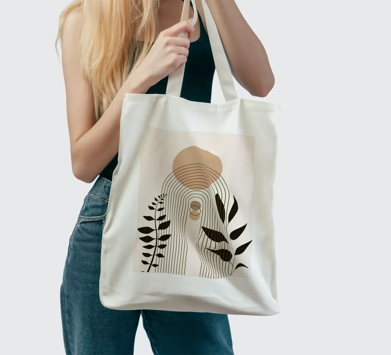 circle shape line curve branch borsa in juta da miracle