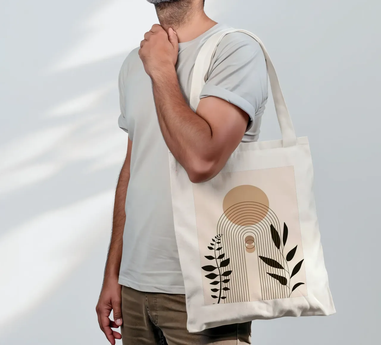 circle shape line curve branch borsa in juta da miracle