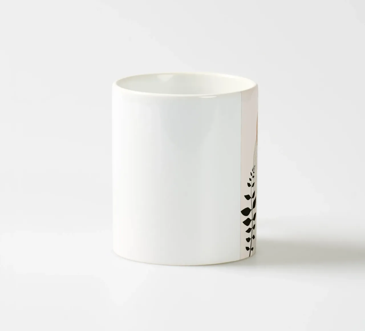 circle shape line curve branch tazza in ceramica da miracle