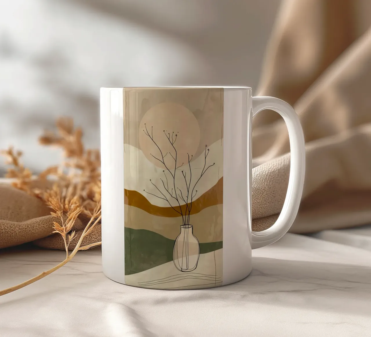 line branch bottle tazza in ceramica da lifeline