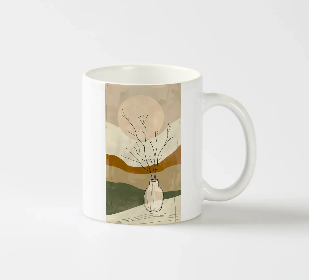 line branch bottle tazza in ceramica da lifeline
