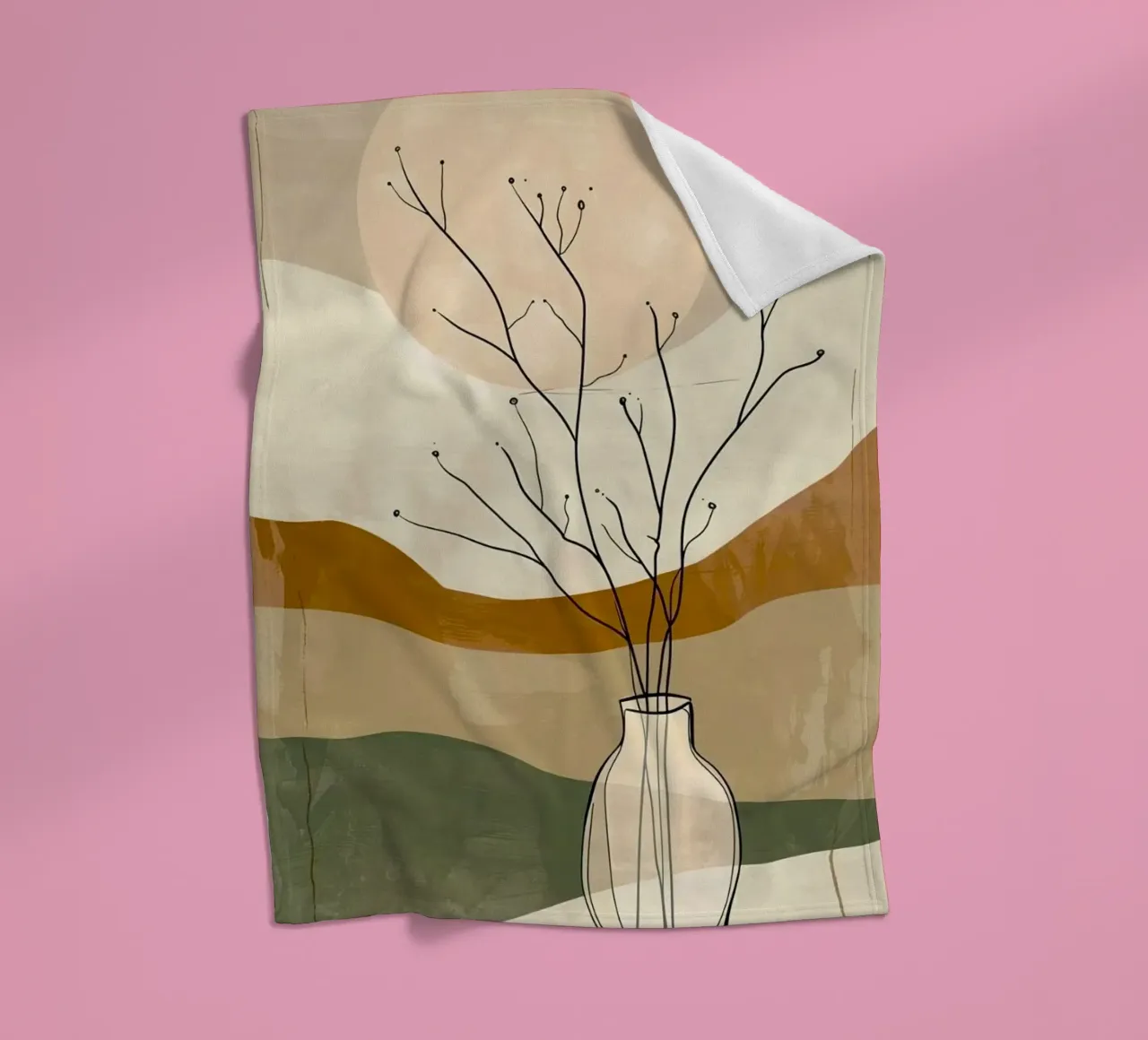 line branch bottle coperta in pile da lifeline