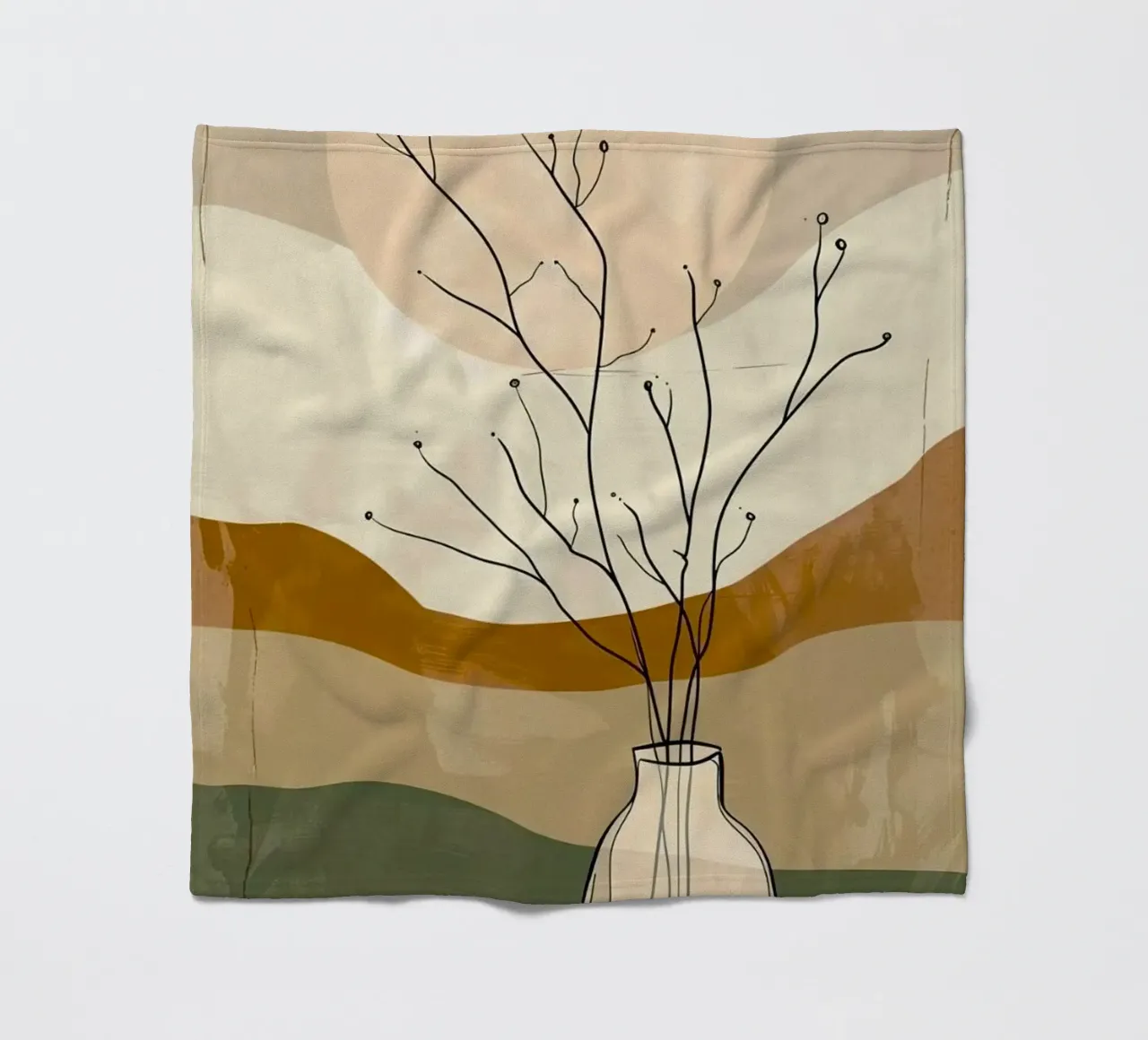 line branch bottle coperta in pile da lifeline