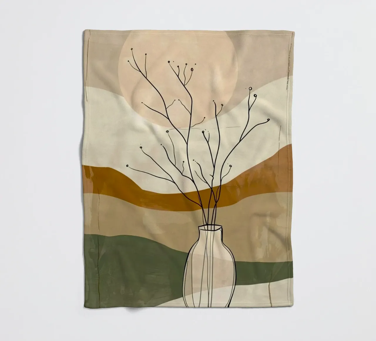 line branch bottle coperta in pile da lifeline