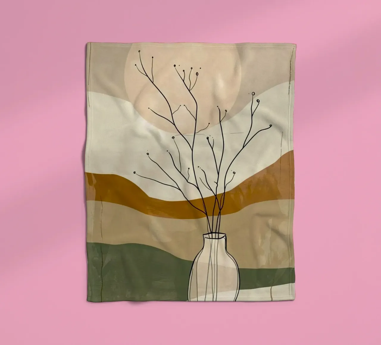 line branch bottle coperta in pile da lifeline