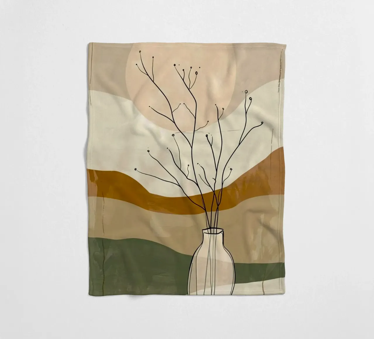 line branch bottle coperta in pile da lifeline