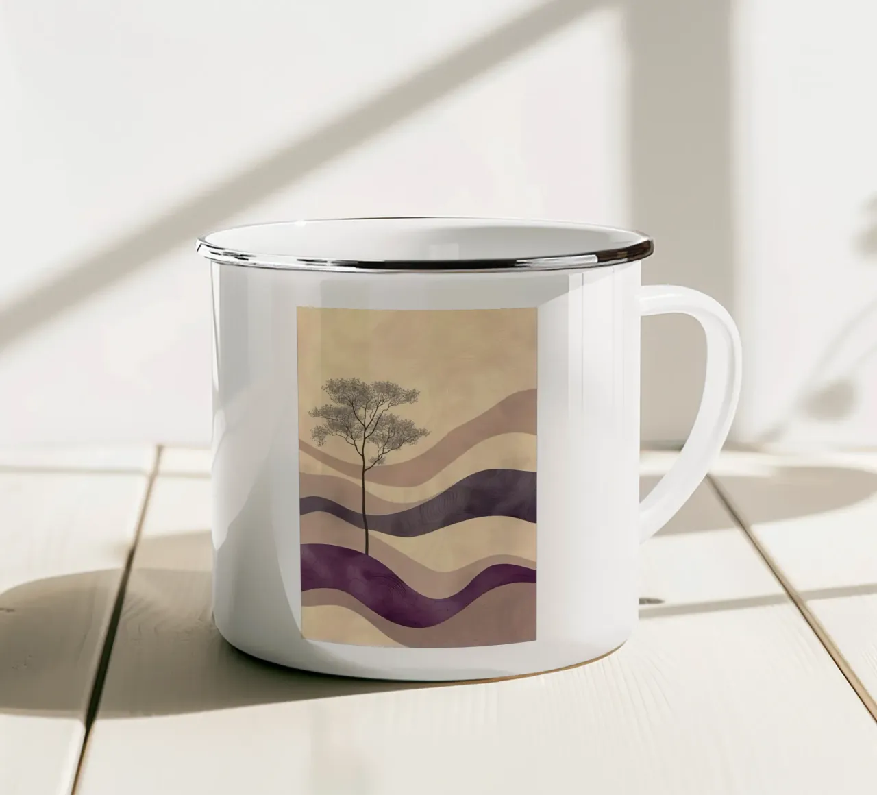 wave mountain gradient tazza in smalto da miracle