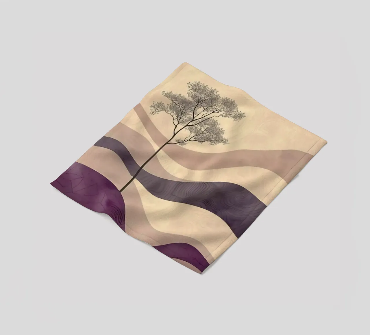 wave mountain gradient coperta in pile da miracle