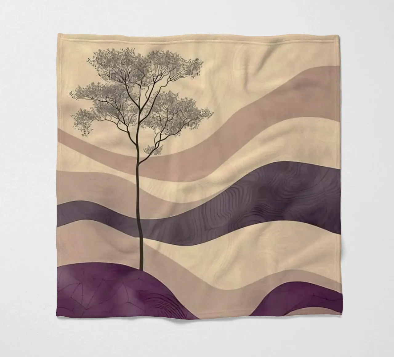 wave mountain gradient coperta in pile da miracle